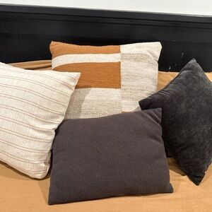 Set of Four Decorative Throw Pillows